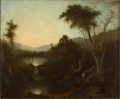 Paysage avec ruines - Sebastian Pether